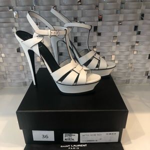 White YSL Tributes Size 41